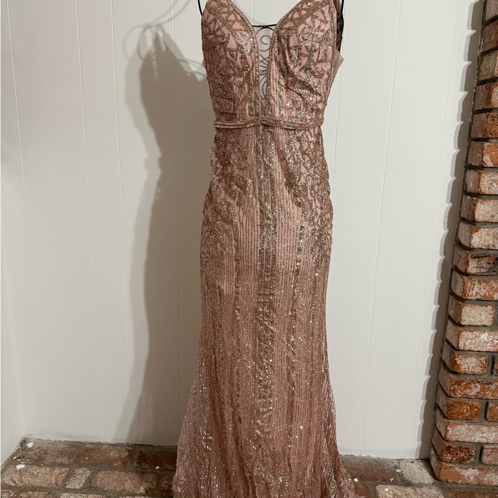 Sequin Evening Gown